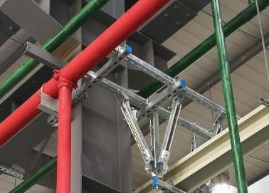 平房该抗震支架的整体式支吊架结构协调性好